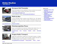Tablet Screenshot of globestudios.co.uk